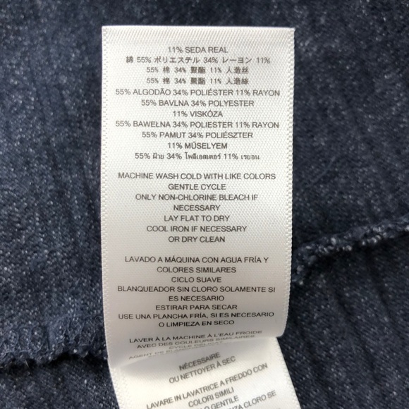 Michael Kors Navy Blue Half-Zip Pull Over Sweater - Picture 5 of 6